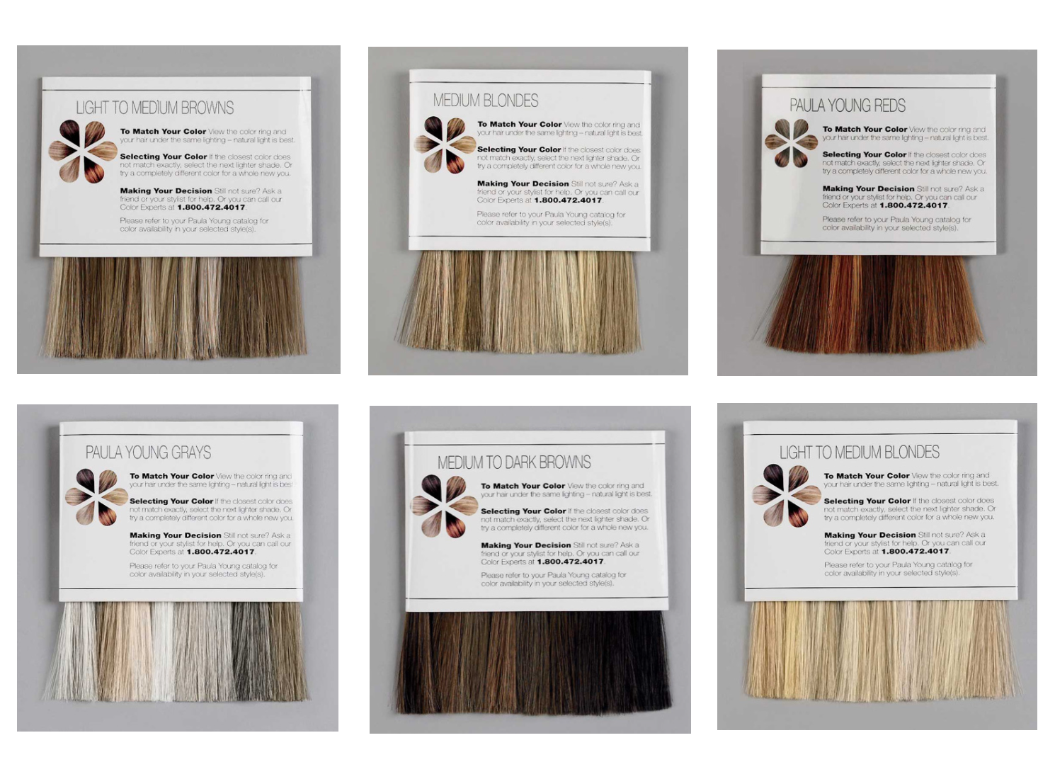 TrySpree - Free Paula Young Hair Color Swatches