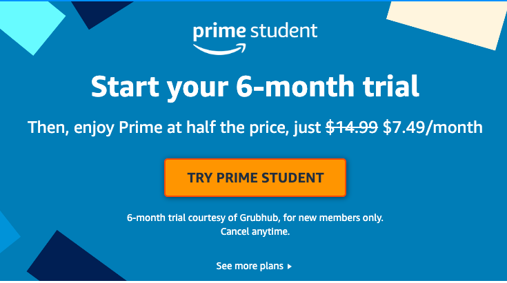 TrySpree - 6 Months Of Free Amazon PRIME For Students