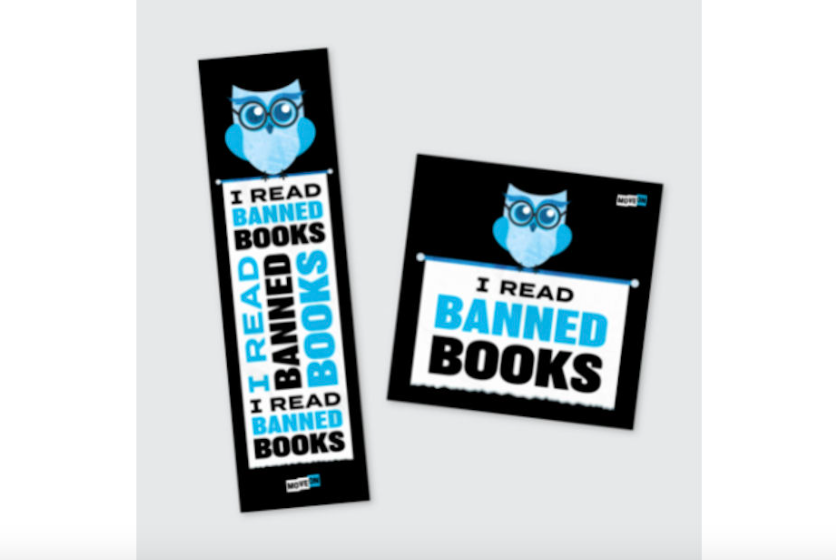 TrySpree - I Read Banned Books Sticker for Free