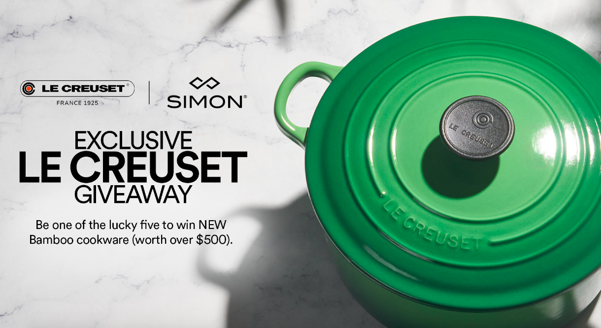 TrySpree - Win 1 Of 5 Le Creuset Bamboo Cookware Prize Packs!