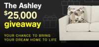 Deck Out Your Home – Win an Ashley Furniture Shopping Spree of up to $10,000!