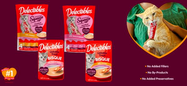 A Little Love in Every Bite – Free Delectables Kitten Treats