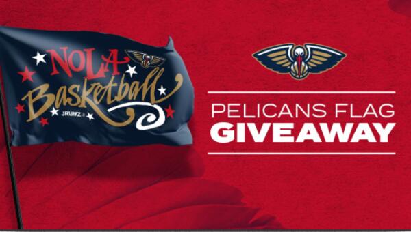 Wave Your Pelicans Pride with a Free Flag – Enter Today!