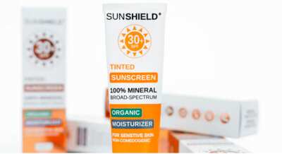 Glow & Protect: Free SUNSHIELD+ Tinted Sunscreen & Organic Cream Samples!