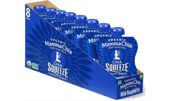 Squeeze the Goodness: FREE Organic Chia Squeeze 4-Pack!