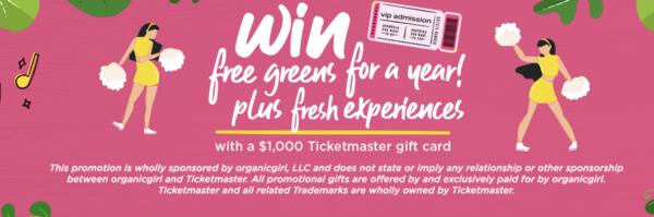 Fresh and Fabulous – Enter the Organicgirl Sweepstakes Today!