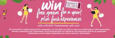 Fresh and Fabulous – Enter the Organicgirl Sweepstakes Today!