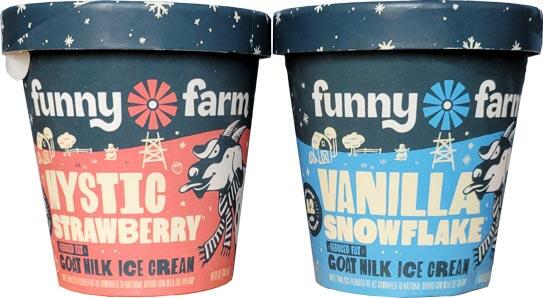 Deliciously Free: Funny Farm Goat Milk Ice Cream Pint!