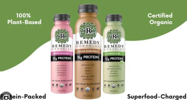 Experience the Goodness of Free Remedy Organics Wellness Shakes!