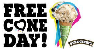 GET A Free Cone Day at Ben & Jerry’s (April 16)