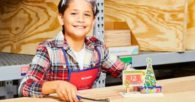 Let the Countdown Begin! Free Holiday Craft for Kids at Lowe's!