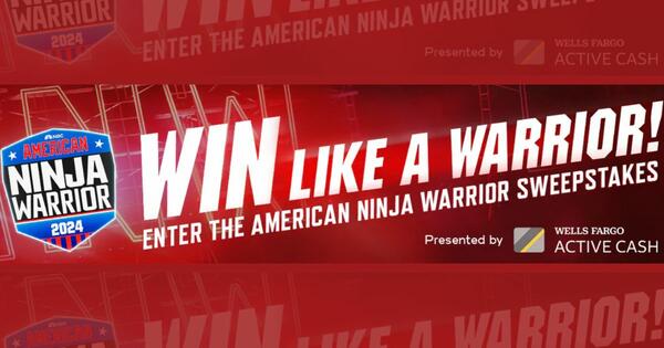 Enter the American Ninja Warrior Sweepstakes for a Chance to Win $400!