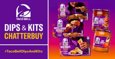 Get Your Fiesta Started: Free Taco Bell Dips & Kits Chatterbuy Kit!