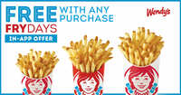 Fry-Day Delight: Free Fries Every Friday at Wendy's!
