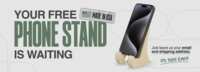 Hands-Free Convenience! Get a FREE Phone Stand with Free Shipping!