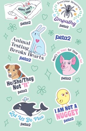 FREE Animal Rights Stickers!