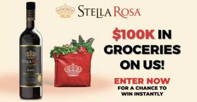 Pop, Pour, & Win! Over 1,400 Stella Rosa Gift Cards Worth Up to $1,000!