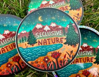 Let the World Know: Introverts Are Cool with a FREE Seclusive Nature Sticker!