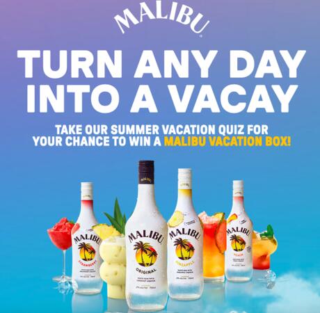 Malibu Rum 100 Days of Summer Sweepstakes - WIN a Malibu Vacation Box!