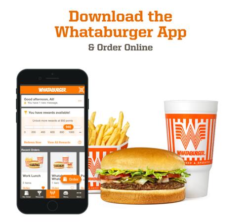 New to Whataburger Rewards? Get a FREE Burger + 500 Points!