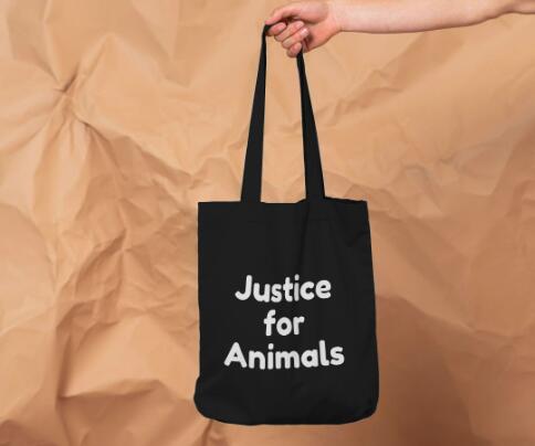 Get Your Free Justice For Animals Tote Bag 