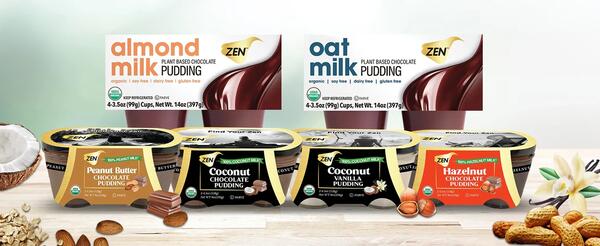 Experience Zen: Free Almond or Oat Milk Pudding Sample!