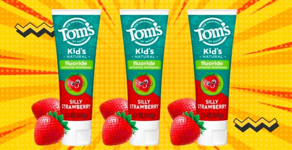 Make Brushing Fun! Grab Free Kids' Strawberry Toothpaste!