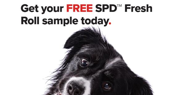 Paw-fect Deal: FREE SPD Fresh Roll Dog Food at Your Local Store!