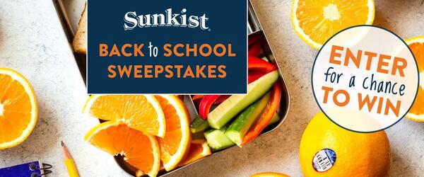 Sunkist-tastic Giveaway: Win a Back to School Prize Pack!