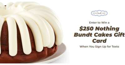 Indulge and Win: $250 Nothing Bundt Cakes Gift Card!
