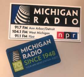 Roll in Style with Free Michigan Radio Bumper Sticker & Window Clings!