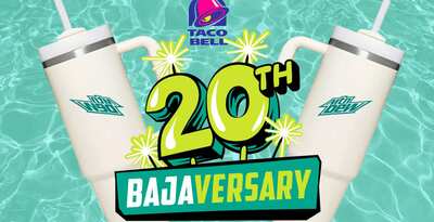 Toast to Bajaversary: FREE Tumbler & Drink for a Year!