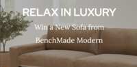 Sit Back, Relax, and Win a BenchMade Modern Lucca Sofa!