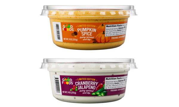 Enjoy Fall-Inspired Flavors for Free: Good Foods Pumpkin Spice or Cranberry Jalapeño Dip!