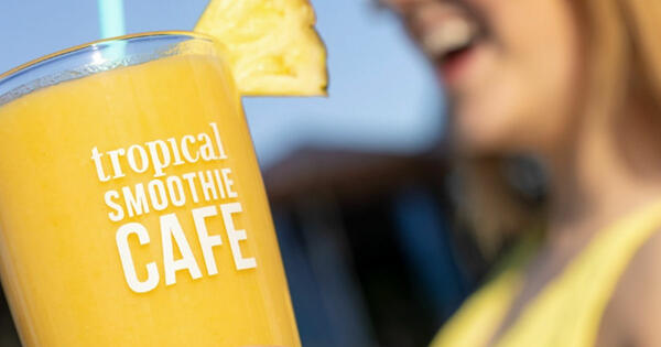 Cool Down with a Free Island Punch Smoothie at Tropical Smoothie Cafe!