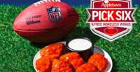 Mondays Done Right: Free Boneless Wings with Pick 6 at Applebee's!