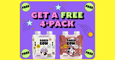 Claim Your Free 4-Pack of Bored Cow with This Rebate!