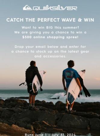 Catch the Perfect Wave and Score Big with Quiksilver!
