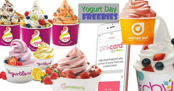 National Frozen Yogurt Day 2024 Freebies & Deals Round Up - Today! hurry up!