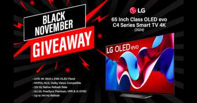 Bring Cinema Quality Home – Win an LG 65” OLED evo C4 Series TV!