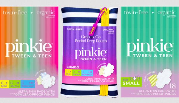 Pinkie Tween & Teen Period Pads for FREE After Rebate!