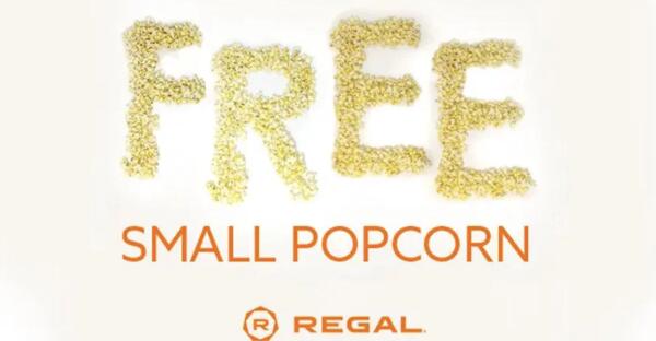 Regal Guests Get Free Popcorn This January 19th!