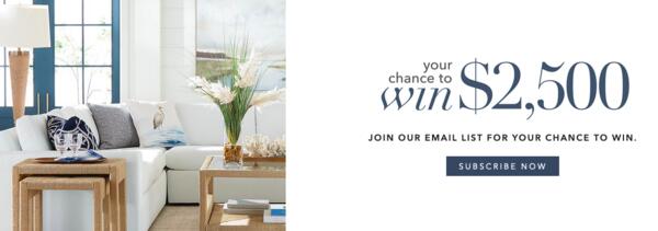 Dream Home Makeover? Win a $2,500 Ethan Allen Gift Card!