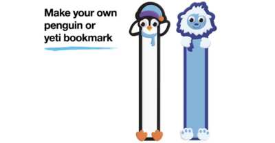 DIY Penguin or Yeti Bookmark Fun – Free Craft Kit at JCPenney!