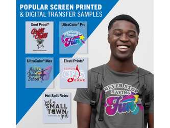 Transfer Express Screen Printing Sample Set for Free