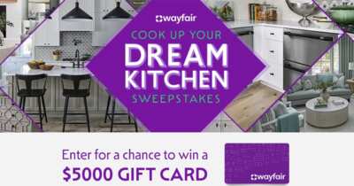 Your Home Makeover Starts Here: Win a $5,000 Wayfair Gift Card!