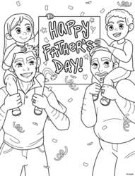 Make Dad's Day! Free Crayola Coloring Fun!