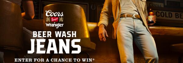 Brewed to Wear: Win Coors Banquet x Wrangler Beer Wash Jeans!