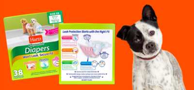 Tail-Wagging Offer: Free Hartz Disposable Dog Diapers & Male Wraps!