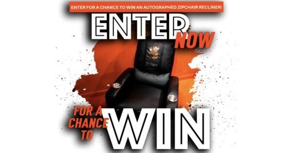 The Ultimate Prize: Win a Signed Stealth Recliner!